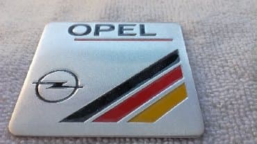 Vozila: Samolepljiva metalna pločica - OPEL 2 Samolepljiva metalna pločica - — 9