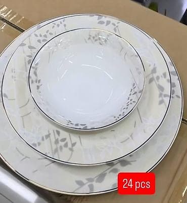 dolcezza solje: Servis tanjira – 24 dela Elegantni komplet za 6 osoba sa profinjenim — 1