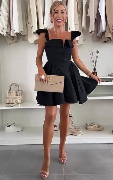 haljine sa kaisem: One size, color - White, Oversize, With the straps — 3