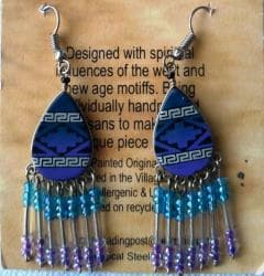 Jewellery sets: Hipoalergenske minđuše iz Perua Metalni delovi od hirurškog čelika — 1