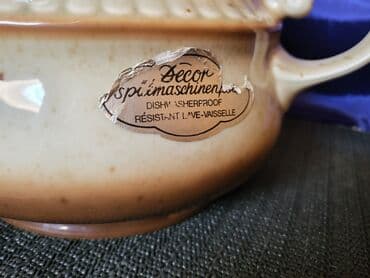 vatrostalne posude sa poklopcem akcija: Corbaluk nov 1950g+ tkz.kameni porcelan Winterling Nemacka — 4