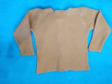 Ski odeća: H&M džemper za devojčice Veličina 92 cm 1,5-2 god Boja camel Cena — 2