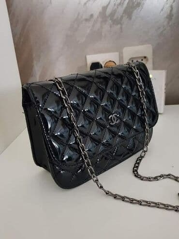 Torbe: Elegantna torbica, Bonatti, Materijal: Lakovana koža, Koža — 4