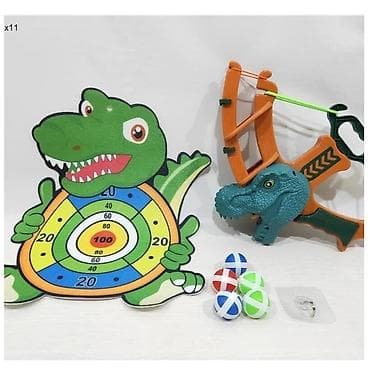 robe di kappa trenerke: Pikado Dino – set za gađanje sa metom i lopticama na čičak Opis: - — 1