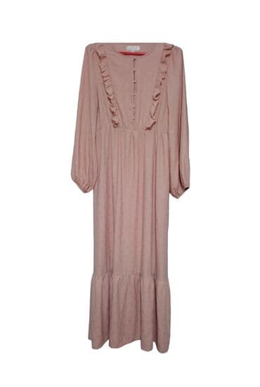 cetke za tecni puder: Jasmine S (EU 36), bоја - Roze, Oversize, Dugih rukava — 1