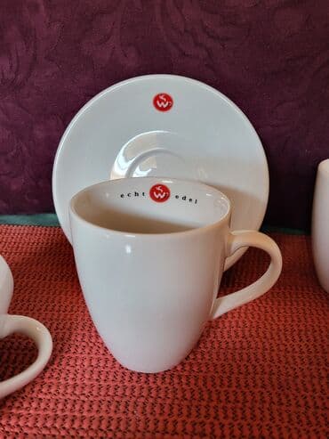 solje za caj: Solje nove,vintaz nemacke pun porcelan. Univerzalne velike — 8