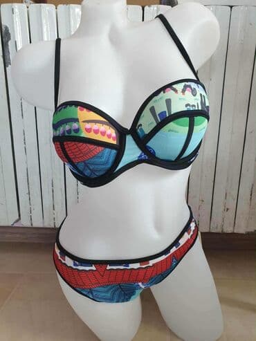 jednodelni push up kupaci: M (EU 38), color - Multicolored — 28