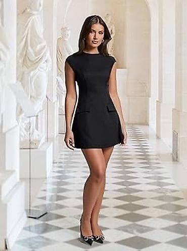 mini parfemi 5 ml: 💫Crna mini haljina – elegantan A-kroj
✅1800 din — 2