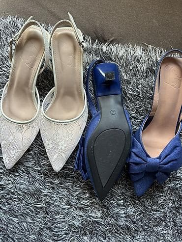 ruski balzam protiv bolova: Dve elegantne ženske slingback cipele sa špicastim vrhom: - Model 1 — 2