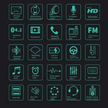 polovni cd plejeri za auto: Cena 5200 dinara Auto radio plejer sa fiksnim panelom — 9