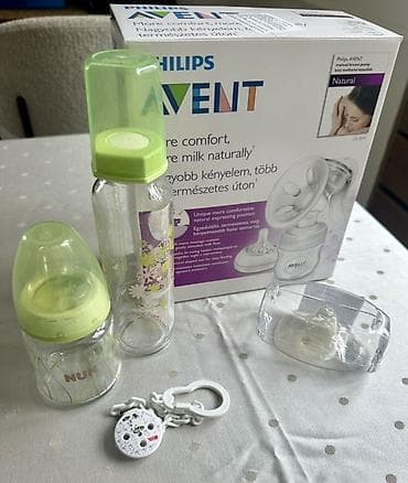 kupujemprodajem igracke za decu: Philips AVENT Natural ručna pumpica za izmlazanje + dodatna oprema - — 1