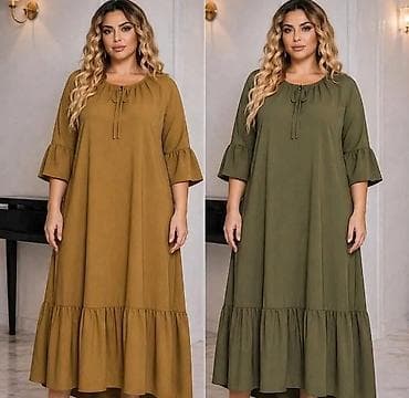 Dresses: Elegantna ženska maxi haljina sa plisiranim detaljima - Model: duga — 9