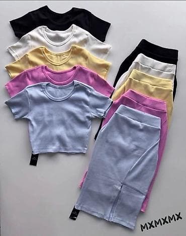 Ženska odeća: 04. Komplet AKCIJA‼️ Rebrasti pamuk 1 kom 1.790 dinara 2 kom 2.600 — 4