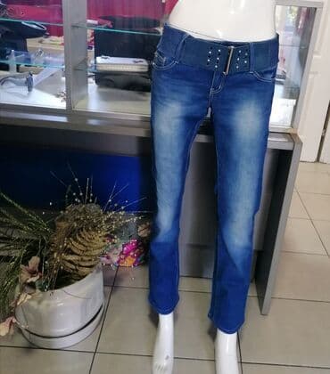 pantalone od vestacke koze: Farmerice extra kao nove
Vel 30
Extra model i kvalitet Uvoz Turska — 1