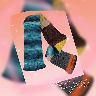 Vests: Šal novi prelep ručno pleteni 180x19 cm — 4