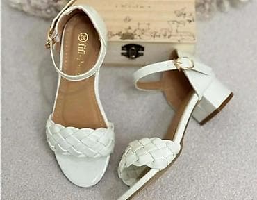 obuca comfort pančevo: Dečje svečane sandale sa niskom blok potpeticom - Modeli: sjajne — 3