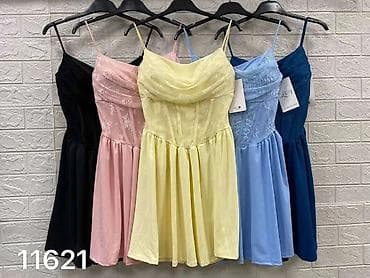 mango parfem 3: Kratka haljina sa korzet krojem i čipkom - Model: 11621 - Kroj: mini — 2