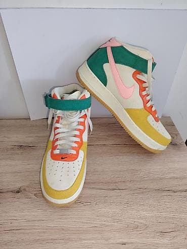 debora li: Nike Air Force 1 Mid – šarene patike sa kaišem oko zgloba UG 28cm — 3