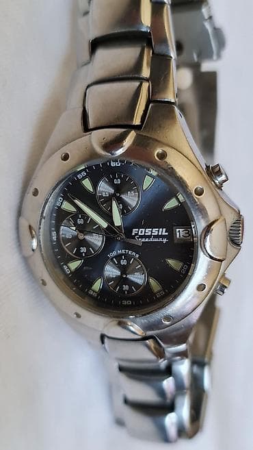 satovi krusevac: Fossil Speedway hronografski muški ručni sat - Kućište i narukvica od — 8