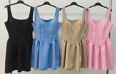 haljine srbija: Mini haljina sa korset krojem - Model: mini A-kroja sa bogato — 5