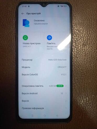 Oppo: Oppo A18, 64 GB, bоја - Tamnoplava, Otisak prsta, Face ID, Dual SIM — 2