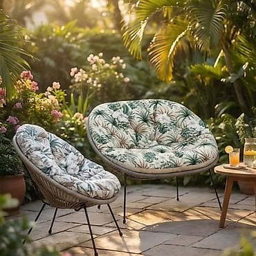 Fotelje: Jastuk za dvosed gnezdo.Široko, zaobljeno sedište sa udobnim,debelim — 1