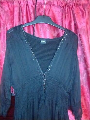 h m haljine za devojcice: M (EU 38), color - Black, Short sleeves — 2