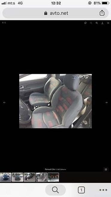 alternator delovi: ZADNJA KLUPA ZA RENAULT CLIO — 2