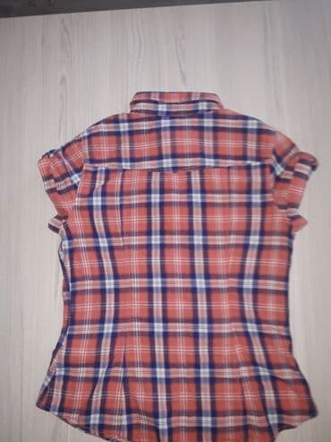 patike br 38: H&M, M (EU 38), Pamuk, Karirani, bоја - Crvena — 3
