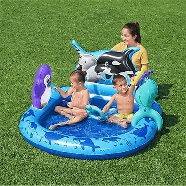 bazen za decu idea: 05. ❄️🐧 BESTWAY Dečiji bazen – Mini vodena igraonica 🦭💦 Pretvorite — 1