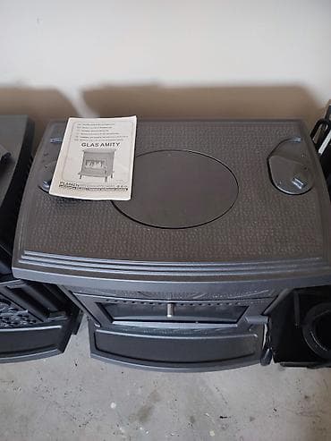 polovne kožne garniture: Peć na čvrsto gorivo Plamen GLAS AMITY - Tip: samostojeća livena peć — 2