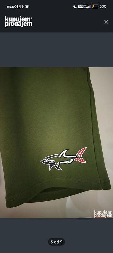 majice beograd: Bermude i šortsevi Paul Shark, bоја - Maslinasto zelena — 3