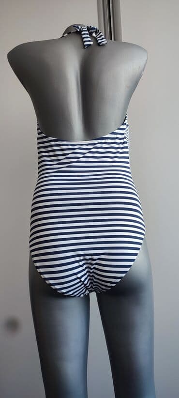 jednodelni kupaci sa push up: S (EU 36), Spandex, Stripes, color - Multicolored — 3