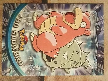 victoria harmonika: Topps Pokémon kolekcionarska kartica – #80 Slowbro (TV Animation — 1