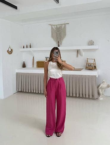 lanac za pantalone: Lanene pantalone🌿
2S 2M L XL
1700dinara(prodaja na paket ) — 2