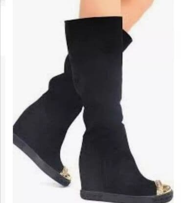 Sweatpants: High boots, 38 — 9