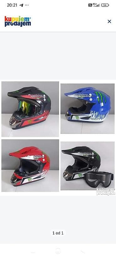porsche modeli: Kros/Enduro integralne kacige – više modela i dezena ZA CENE PITATI - — 9