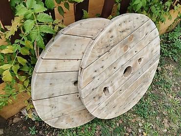 Police: 2 drvene ploče za sto komad 40 e fiksno odlične prečnik 70 cm — 8