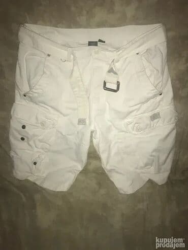 Original ARMANI kargo bermude 36 100% cotton Polustruk 50cm, duzina — 2