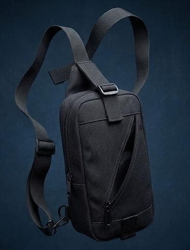 Univerzalna crossbody/ramena torbica – crna - Kompaktan dizajn za