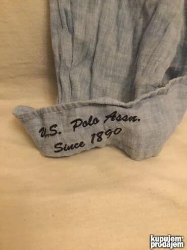 Čarape i donji veš: Original U. S. ASSN POLO kosulja XL KAO NOVA 100% Line Ramena 52cm — 3