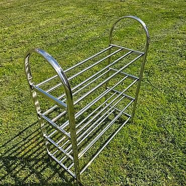 organizer za obucu: Polica za obuću inox Prenosivi cipelarnik od nerdjajućeg metala — 4