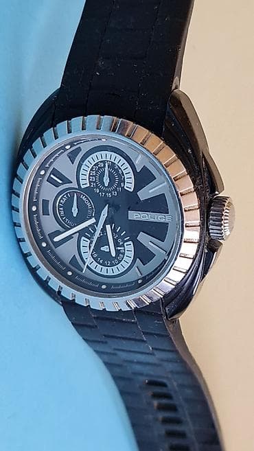 vaneli bor: Police Timepieces muški ručni sat, model 11941J. - Kućište: nerđajući — 8