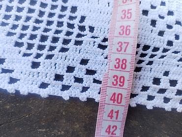case za kolace: Heklana milje staza, super očuvana. - Materijal: fina pamučna pređa u — 3