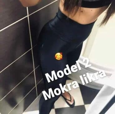 helanke od mokre likre: Helanke mokra likra 1700din. Izuzetno kvalitetne helanke i posle 100 — 7