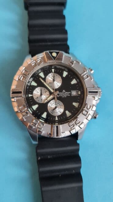 air max triple black cena: Jacques Lemans muški hronograf – model 1-1022 - Kućište od nerđajućeg — 15