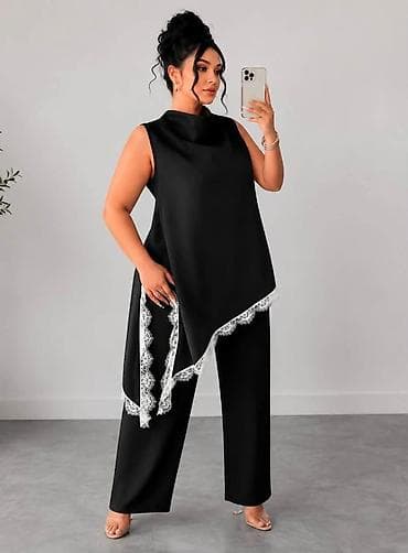 svecane bluze za punije: 07. 🖤 Elegantan komplet za punije dame 🖤 Model koji spaja udobnost i — 1