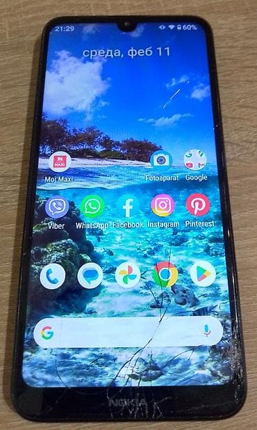 Računari, laptopovi i tableti: Nokia 3.2 Polomljeno staklo inače ispravna. Potrebna zamena stakla — 4