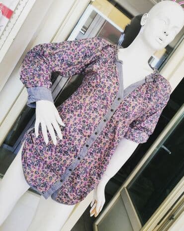 L, Pamuk, Cvetni, bоја - Šareno