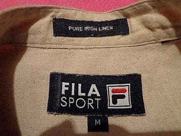 crveni dzemper muski: AKCIJA!!MUSKA KOSULJA FILA OD IRSKOG LANA Kosulja krem boje,velicine — 5